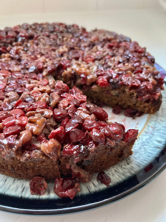 cranberry walnut cake