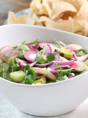 Shrimp Aguachile Fresh Simple Healthy | Heather Hartman Health