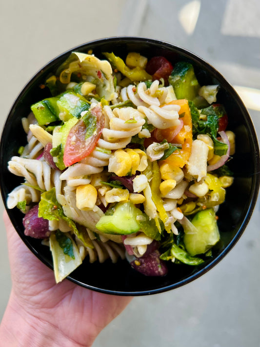 Mediterranean Pasta Salad | Heather Hartman Health | Denver Chef | Holistic Health Coach