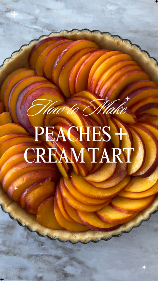 Peaches and Cream Tart