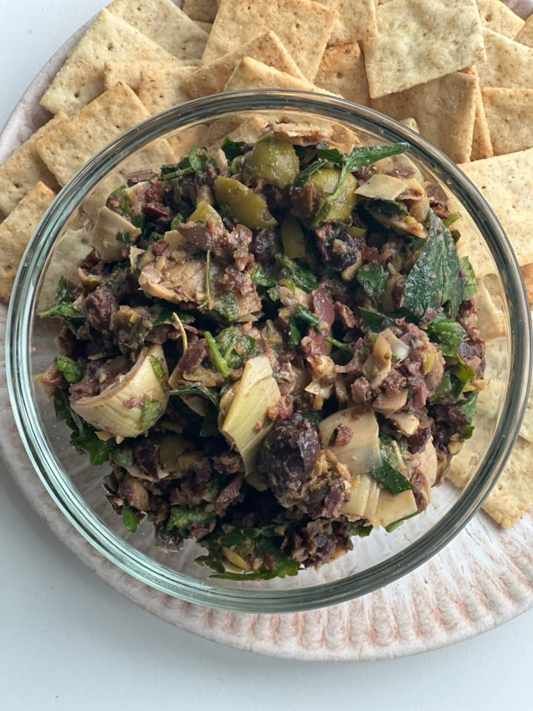 Artichoke, Sun-Dried Tomato, And Olive Tapenade