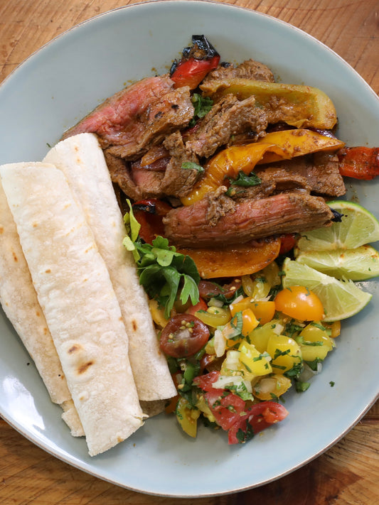 Chipotle Steak Fajitas | Heather Hartman Health