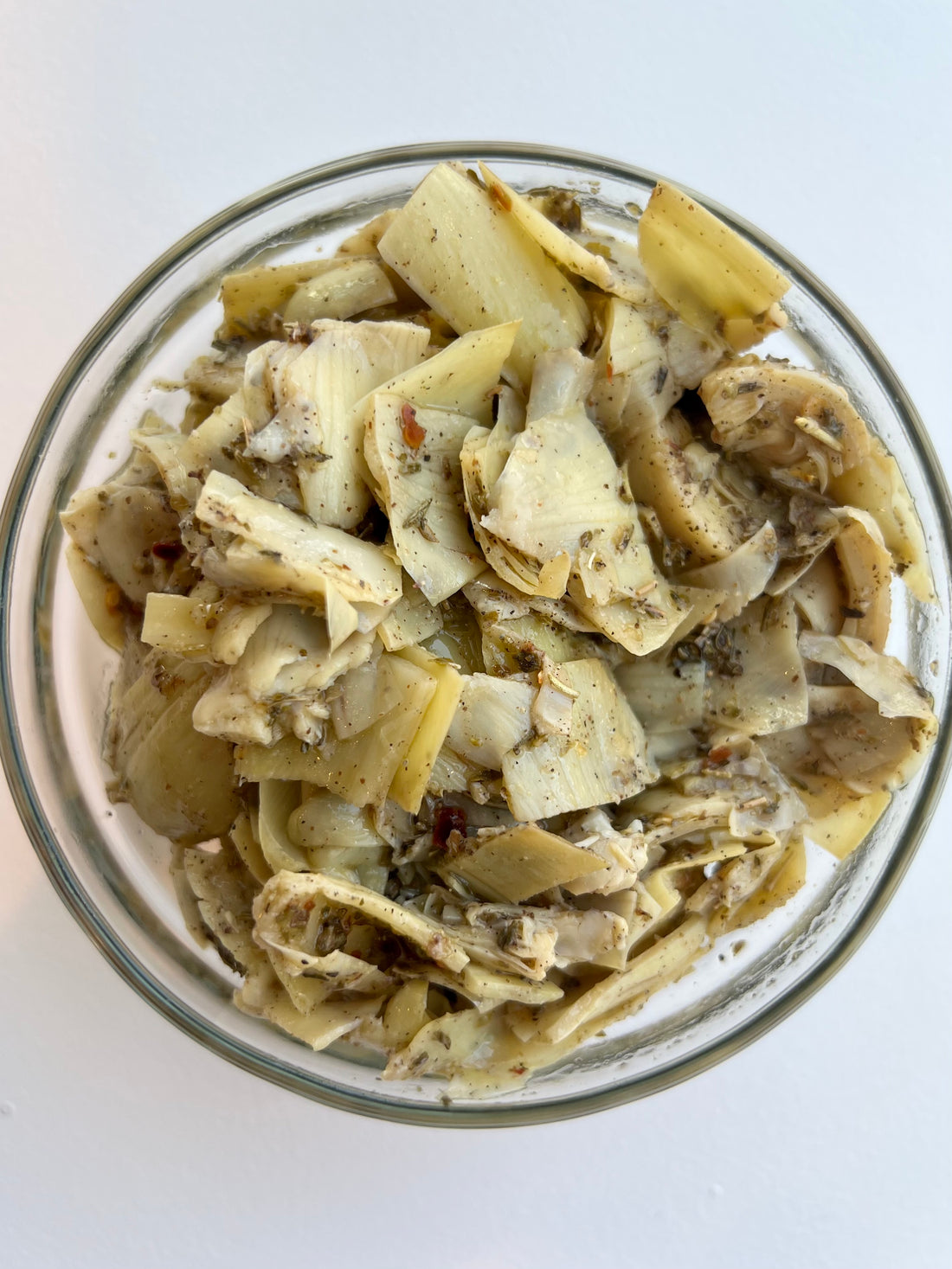 Homemade Marinated Artichoke Hearts