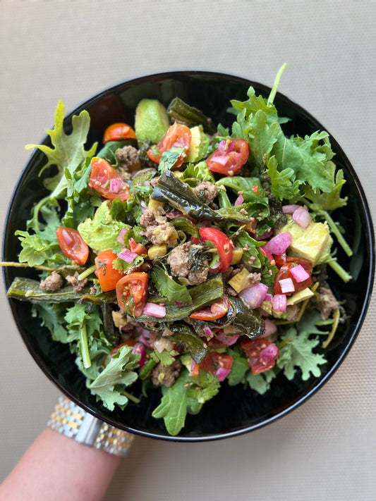 Stuffed Poblano Pepper Salad